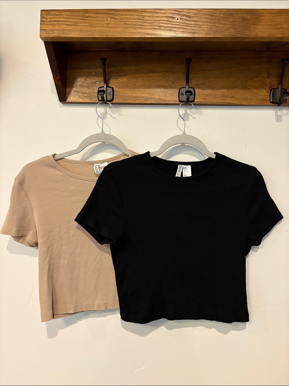 Lot of 2 cropped H&M tees